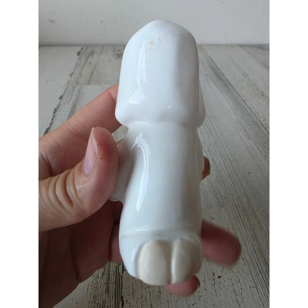 Vintage porcelain praying choir girl statue religious none Xmas tree